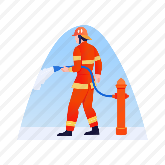 Fire Hydrant, Hose, Spraying, Water, Extinguish preview