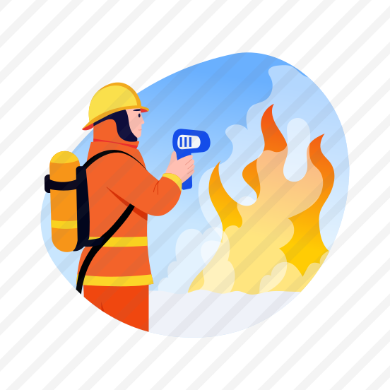 Fire Rescue, Thermal, Scanning, Fireman, Burning, preview