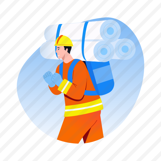 Firefighter, Carrying, Hose, Emergency, Rescue, preview