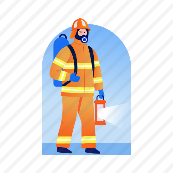 Firefighter Torch, Light, Equipment, Emergency, Recue preview