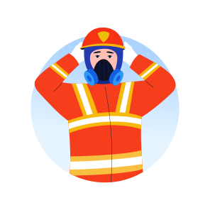 Fireman Mask, Respirator, Safety, Protection, Accessory, icon