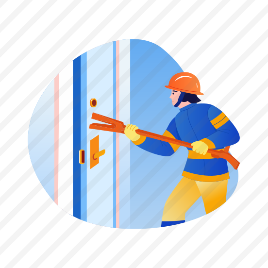 Jammed Door, Halligan, Tool, Fireman, Emergency, preview