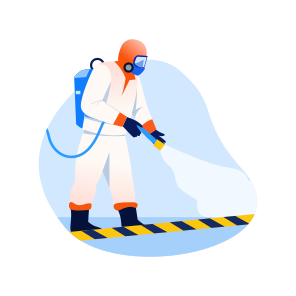 Spraying, Disinfectant, Hazmat, Decontamination, Hose, icon