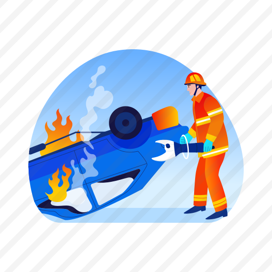 Vehicle Rescue, Car, Extinguish, Emergency, Burning, preview