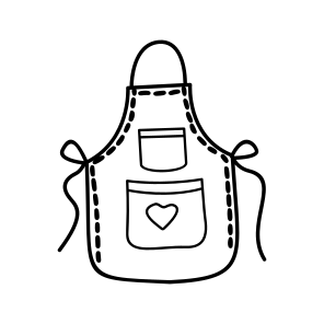 Apron, Pinafore, Wearable, Cloth, Accessory icon