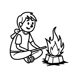 Bonfire Night, Firepit, Camping, Adventure, Outdoor icon