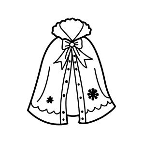 Christmas Cape, Cloak, Dress, Fashion, Apparel icon