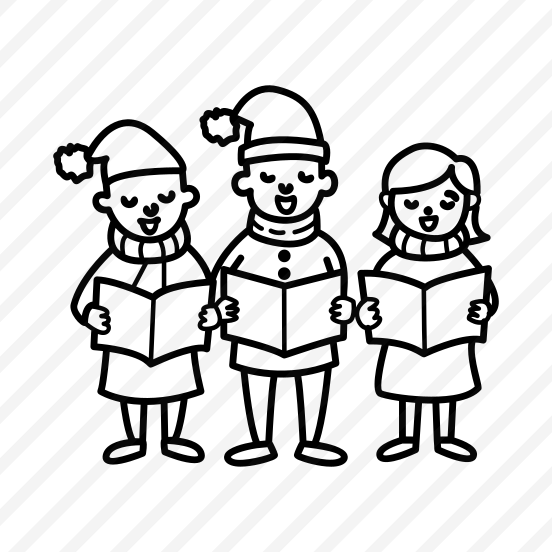 Christmas Carolers, Vocalists, Choir, Singing, Kids, preview