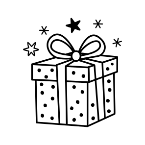 Christmas Gift, Present, Surprise, Prize, Hamper icon