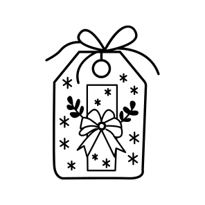 Christmas Tag, Label, Coupon, Gift, Present icon