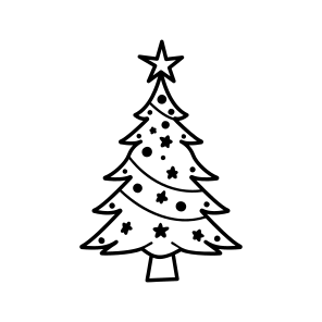 Christmas Tree, Fir, Pine, Decorative, Xmas icon
