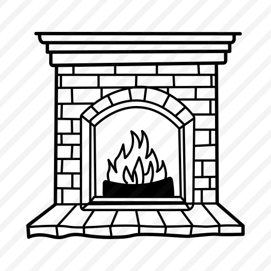 Cozy Fireplace, Mantel, Firepit, Firepace, Burning preview
