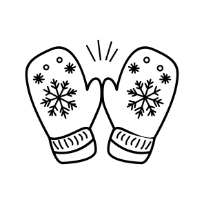 Cozy Mittens, Gloves, Handwear, Accessory, Apparel icon