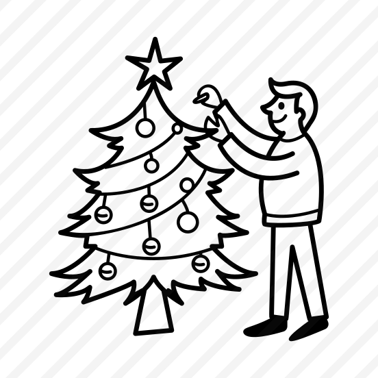 Decorating Tree, Ornament, Decoration, Christmas, Xmas preview