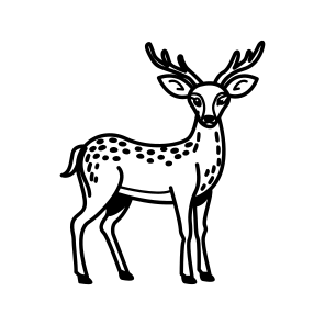Deer, Stag, Animal, Creature, Specie icon