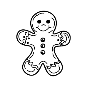 Gingerbread Cookie, Sweet, Confectionery, Biscuit, Sweetmeat, icon