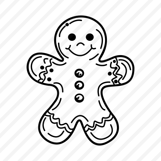 Gingerbread Cookie, Sweet, Confectionery, Biscuit, Sweetmeat, preview