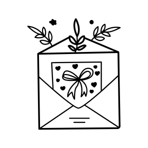 Greeting Card, Envelope, Invitation, Letter, Message, icon