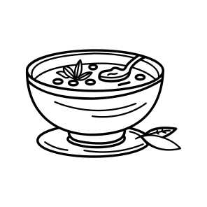 Hot Soup, Broth, Food, Meal, Bowl, icon