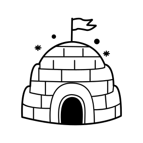 Igloo House, Architecture, Home, Accommodation, Dome, icon