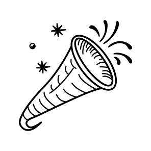 Party Horn, Noisemaker, Music, Instrument, Celebration icon