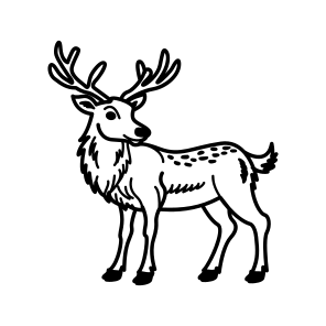 Reindeer, Stag, Animal, Creature, Specie, icon