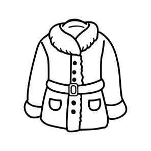 Santa Coat, Dress, Apparel, Clothing, Accessory, icon