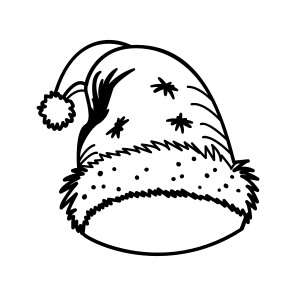 Santa Hat, Cap, Beanie, Clothing, Apparel, icon