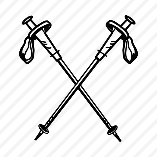 Ski Poles, Sport, Sportsgear, Sticks, Equipment preview