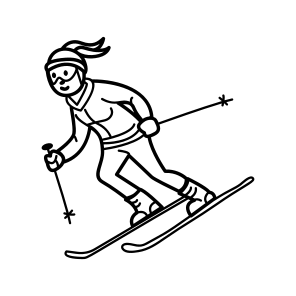 Skiing, Sport, Wintersports, Activity, Snowsports icon