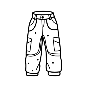 Snow Pants, Trousers, Clothing, Apparel, Pants icon