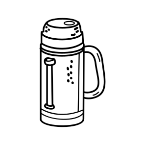 Thermos, Bottle, Tumbler, Insulator, Kitchenware icon
