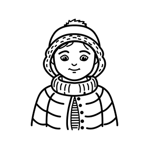 Winter Character, Clothing, Apparel, Jacket, Girl icon