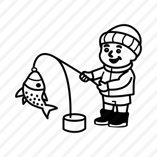 Winter Fishing, Angling, Bait, Lure, Activity preview