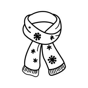 Winter Scarf, Shawl, Apparel, Clothing, Accessory icon