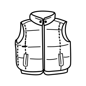 Winter Vest, Apparel, Clothing, Jacket, Accessory, icon
