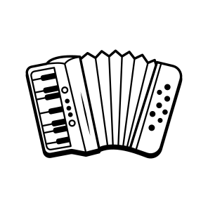 Accordion, Squeezebox, Music, Instrument, Percussion icon
