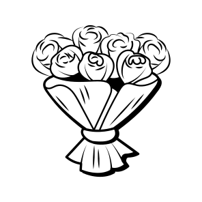 Bouquet, Flowers, Gift, Present, Floral, icon