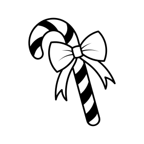 Candy Cane, Sweet, Confectionery, Sweetmeat, Dessert icon