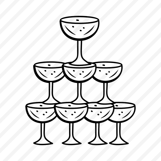 Champagne Tower, Party, Celebration, Drinks, Beverage preview