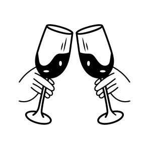 Cheers, Toast, Glasses, Drinks, Celebration, icon