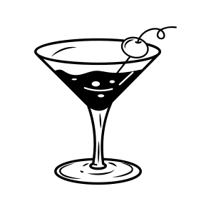Cocktail, Drink, Glass, Beverage, Refreshment, icon