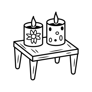 Decorative Candles, Candlelights, Illuminance, Celebration, Lights, icon