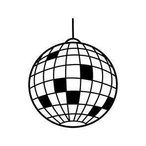 Disco Ball, Light, Decoration, Party, Celebration, icon