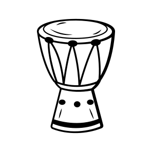 Djembe, Drum, Percussion, Instrument, Music icon