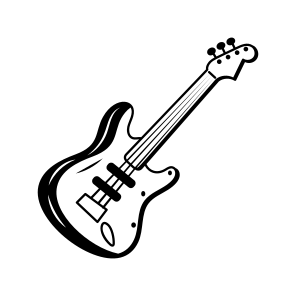 Guitar, Stratocaster, Bass, Music, Instrument, icon