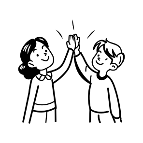 High Five, Celebration, Happy, Enjoying, Friends icon