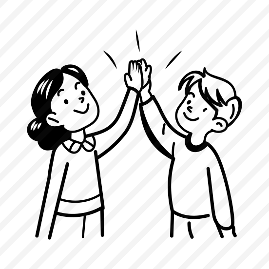 High Five, Celebration, Happy, Enjoying, Friends preview