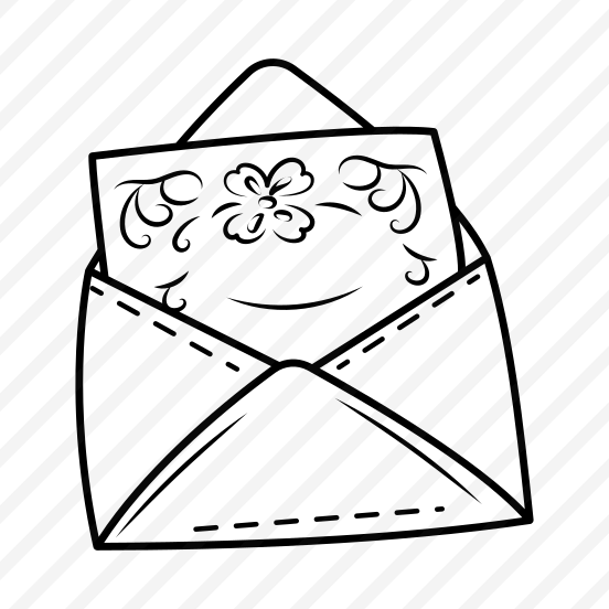 Invitation Envelope, Letter, Message, Greeting Card, Party preview