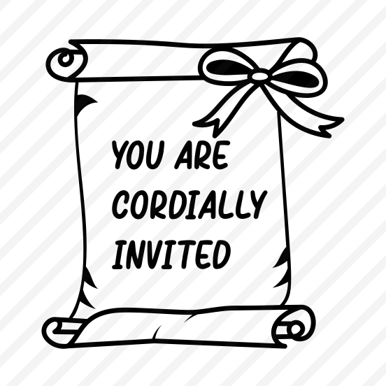 Invitation, Letter, Message, Greeting, Scroll preview